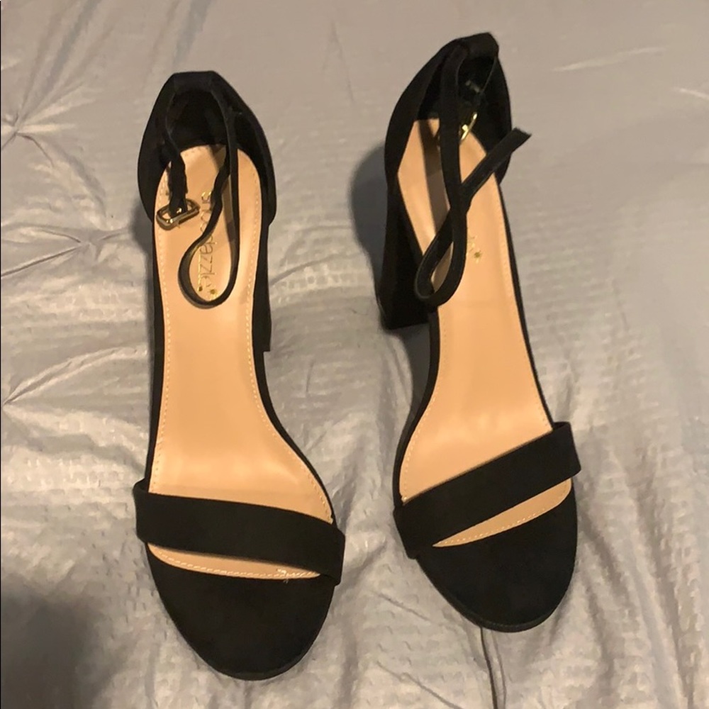 Black Dress Shoedazzle Sandals